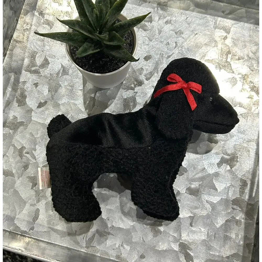 TY Beanie Baby Original GIGI‎ The Black Poodle Plush Mint Tag and Protector 1998